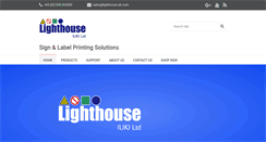 Desktop Screenshot of lighthouse.uk.com