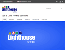 Tablet Screenshot of lighthouse.uk.com