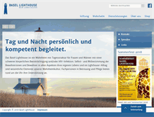 Tablet Screenshot of lighthouse.ch